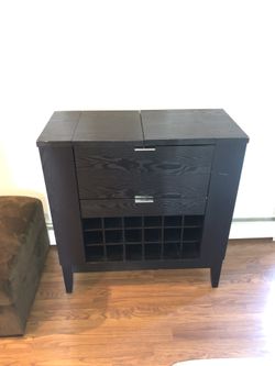 Crate and Barrel Parker Spirits Ebony Cabinet for Sale in West Islip NY OfferUp