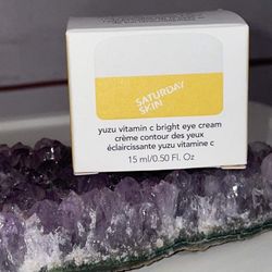 Unopened new in box Saturday Skin YUZU Vitamin C Bright Eye Cream