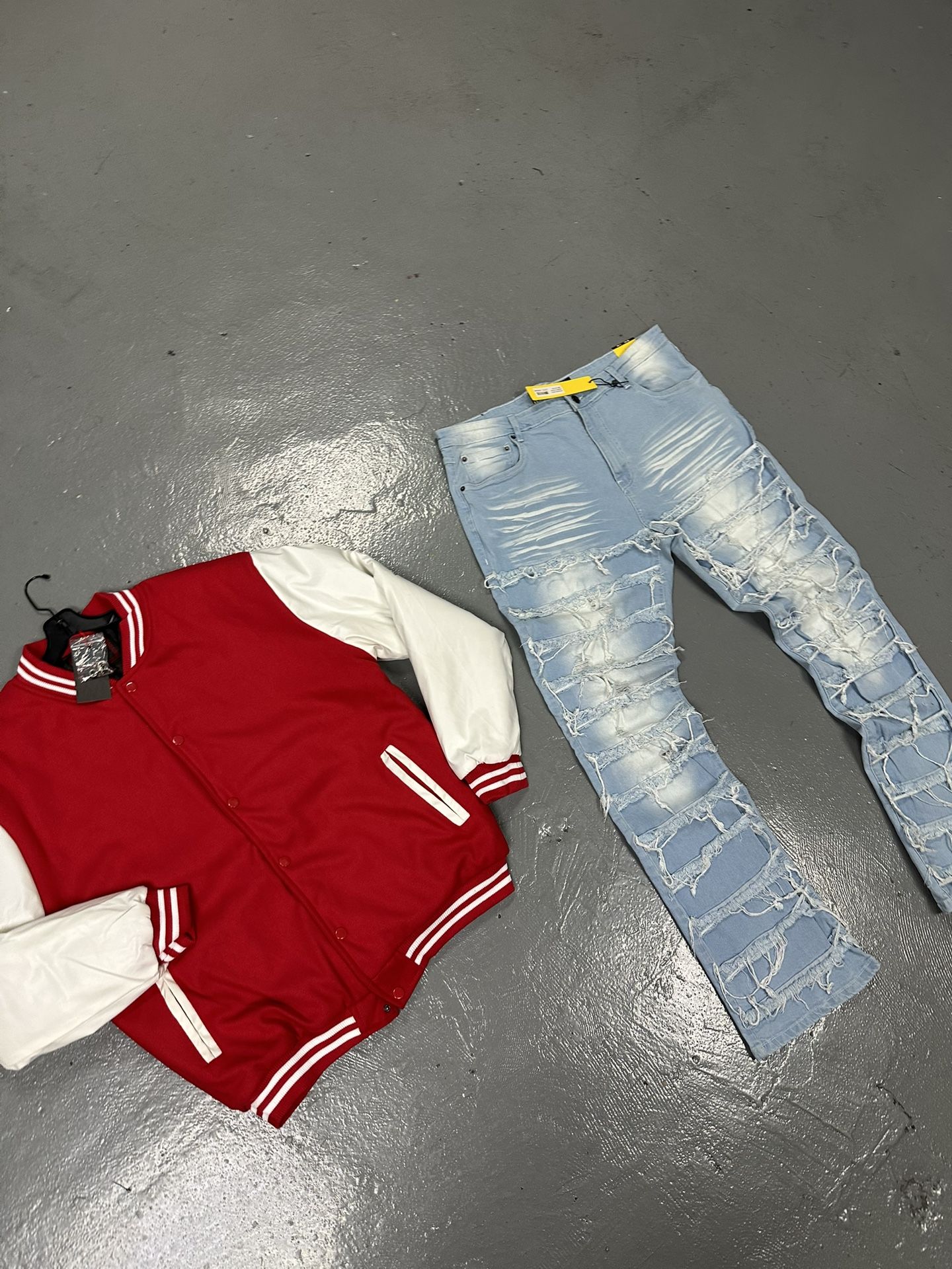 New Stacked Jeans New Jacket