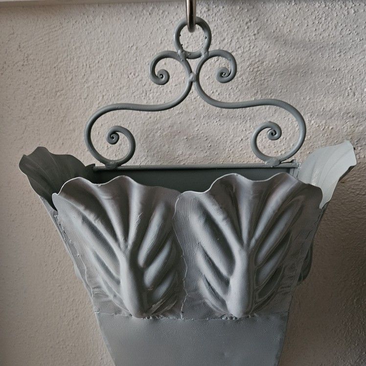 1900s hand Made Tin Vase