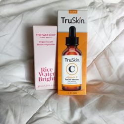 Vitamin C Facial Serum And 1 Vegan Facial Serum 
