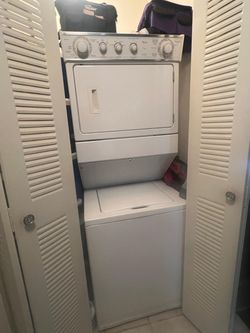 Stackable washer and dryer