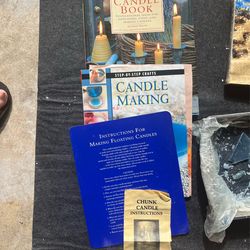 Big lot of candle-making supplies