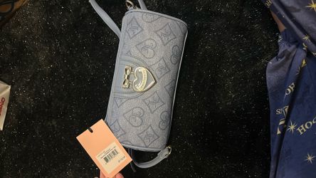 Juicy Couture Slate Blue Precious Moments Roll Bag NWT