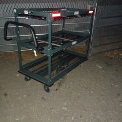 3 Tier Rolling Metal Cart