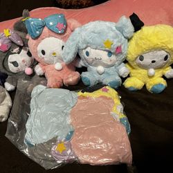 Sanrio plushies