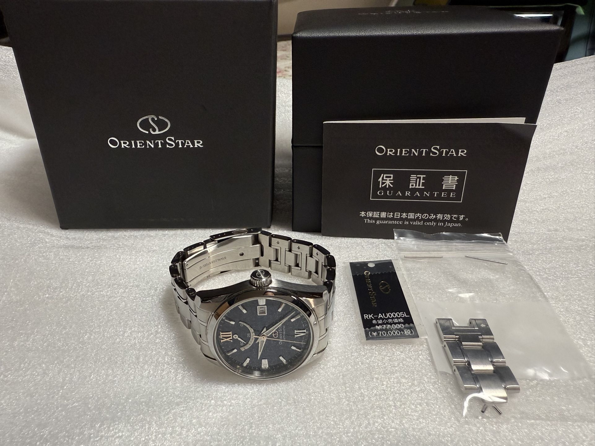 Orient Star Automatic Blue Dial Men’s Watch