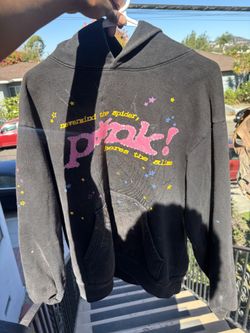 Spider Hoodie Black