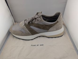 Fear of God Vintage Runner 'Sabbia' Suede Leather Sneakers 44 (US 11) w Dust Bag