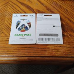 I'm Selling Game Pass For Xbox Ultimate And Xbox Live Gold Pass The 25 Dollars