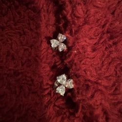 Sparkling! Silver Zirconia Small Huggie Hoop Earrings for Women 