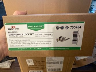 Case of 20 Design House Springdale Hall & Closet Lockset
