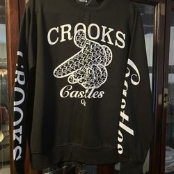 Crooks & Castle Crewneck Sweater Size Large $20 pick up in Norcross GA