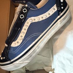 Vans Old Skool Pearlized Navy Size 4.5