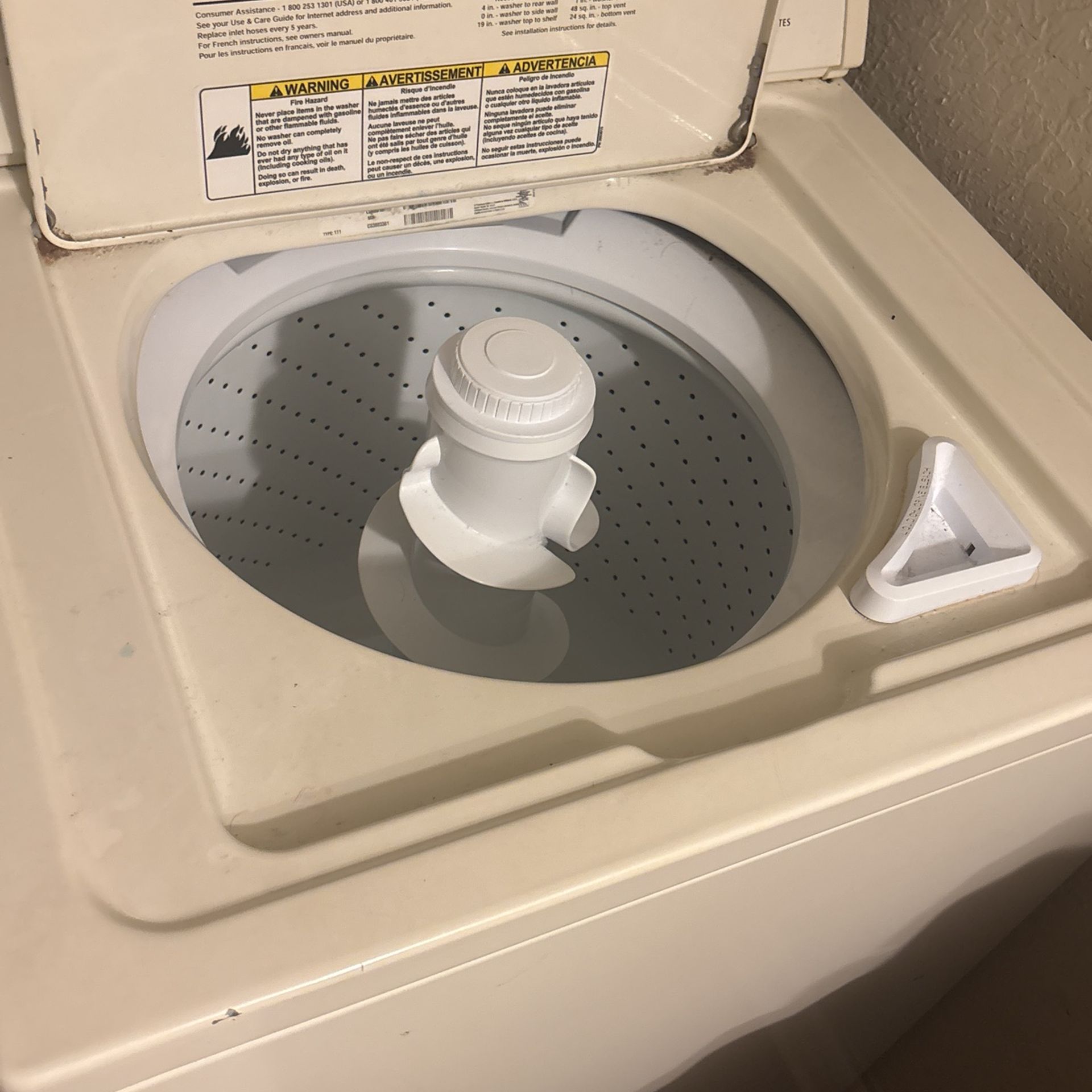 Wash Machine & Dryer Set