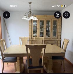 Dining table set