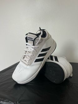 Adidas Men's CF Ilation 2.0 Shoes White Black DA9871 Size 9 1/2