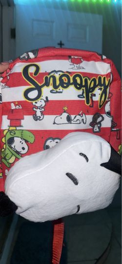 Snoopy plush backpack