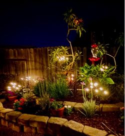 š„š„š„6 Pack Solar Garden Firefly Lights - 48 LED Waterproof Outdoor Decor