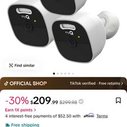 MyQ Outdoor Battery Cameras (3 Pack)