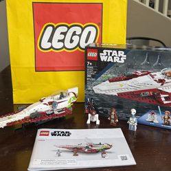 LEGO Star Wars Obi-Wan Kenobi Jedi Starfighter 75333 Building Toy Set