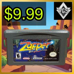 *RETRO* Zapper: One Wicked Cricket – Game Boy Advance Cartridge (Infogrames, 2002)