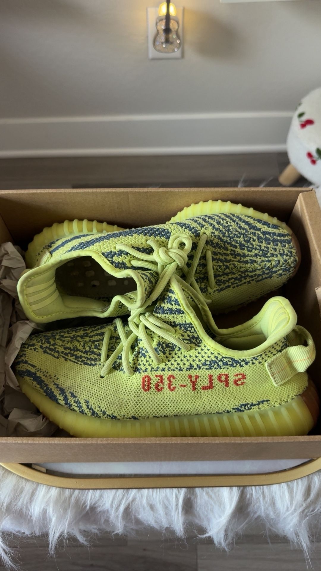adidas gazelle silver green womens Adidas Yeezy Boost 350 V2 Zebra- Size 5 Shoe – Sprayed Paint Art Collection