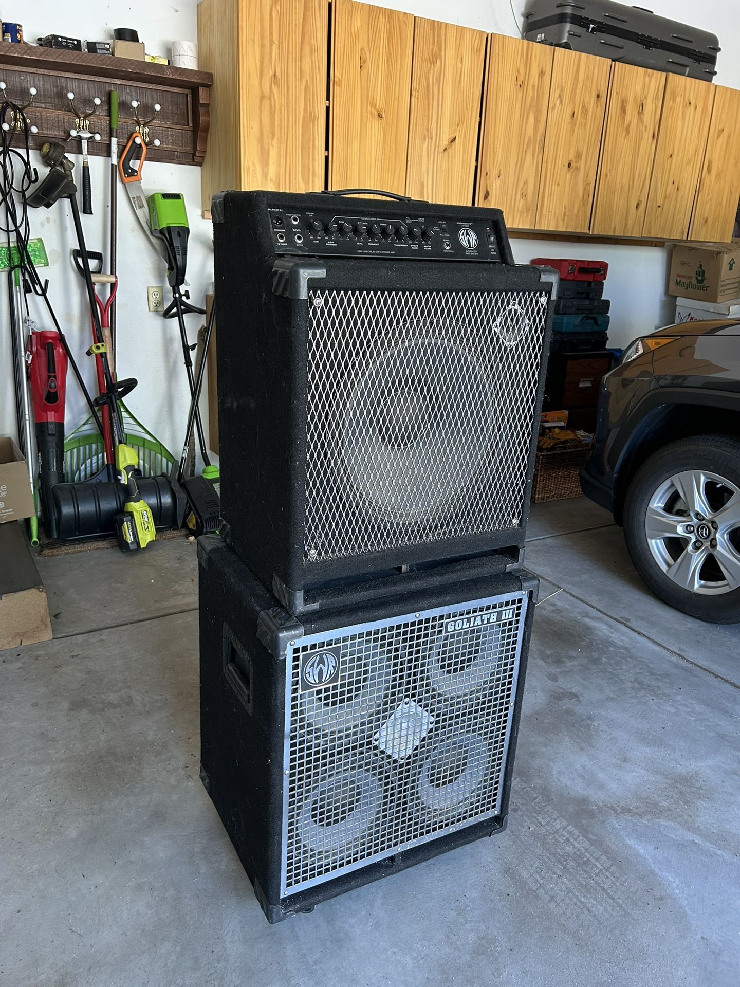 SWR Bass Amp & Goliath II Speakers
