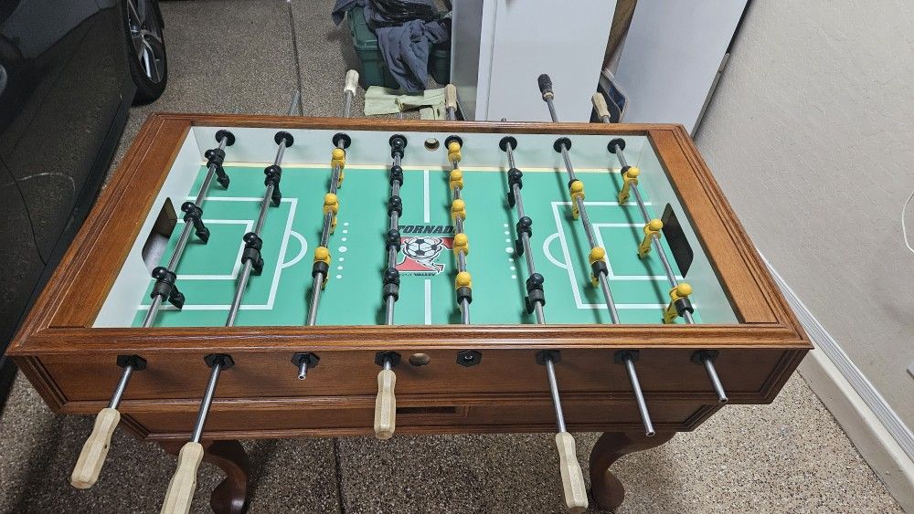 Tornado Foosball Table – Unique Wooden Home Version