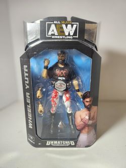 AEW UNMATCHED SERIES 9 WHEELER YUTA WITH PURE CHAMPION BELT 
