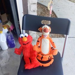 Talking Elmo Bouncing Tigger