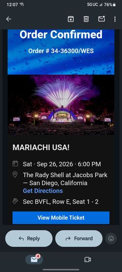 Mariachi USA Rady Shell