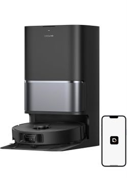 Black DREAME L40 Ultra Gen 2 Robot Vacuum and Mop with 25,000Pa Suction