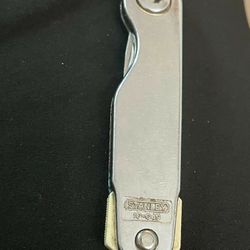 STANLEY USA Vintage Box Utility Tool Squeeze Lock  10-049 Chrome! 