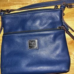 DOONEY AND BOURKE BLUE CROSSBODY