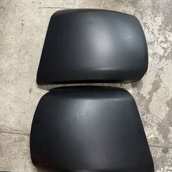 07-13 Chevy Silverado Black Bumper End Caps 