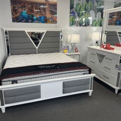 NEW YEAR SALE‼️5pc Bedroom Set All In Stock 30-70% Off Now