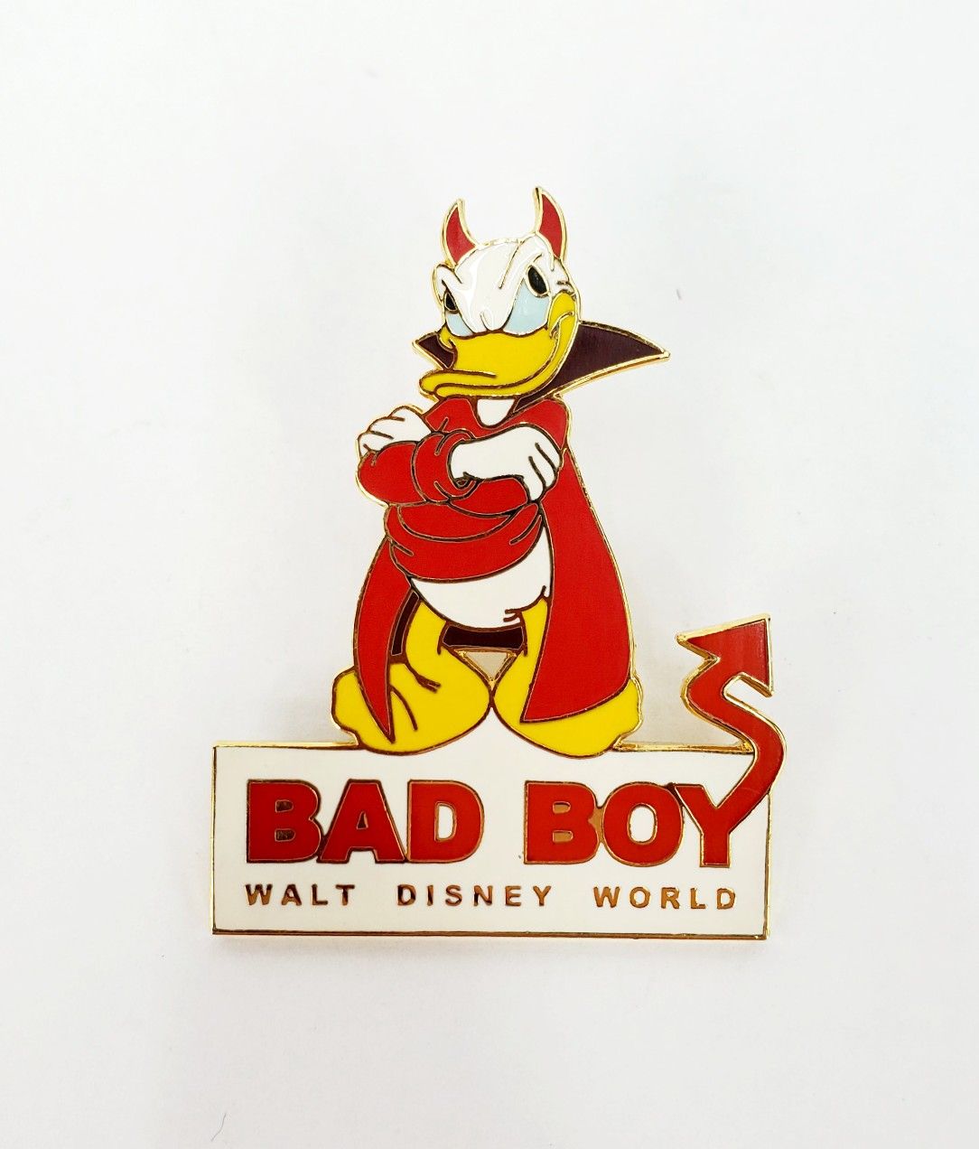 Disney Donald Duck "Bad Boy" Devil WDW (2003) Souvenir Trading Pin