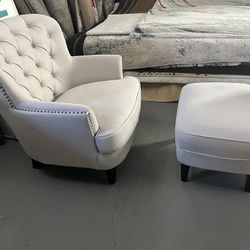 Chair And Ottoman 2pc