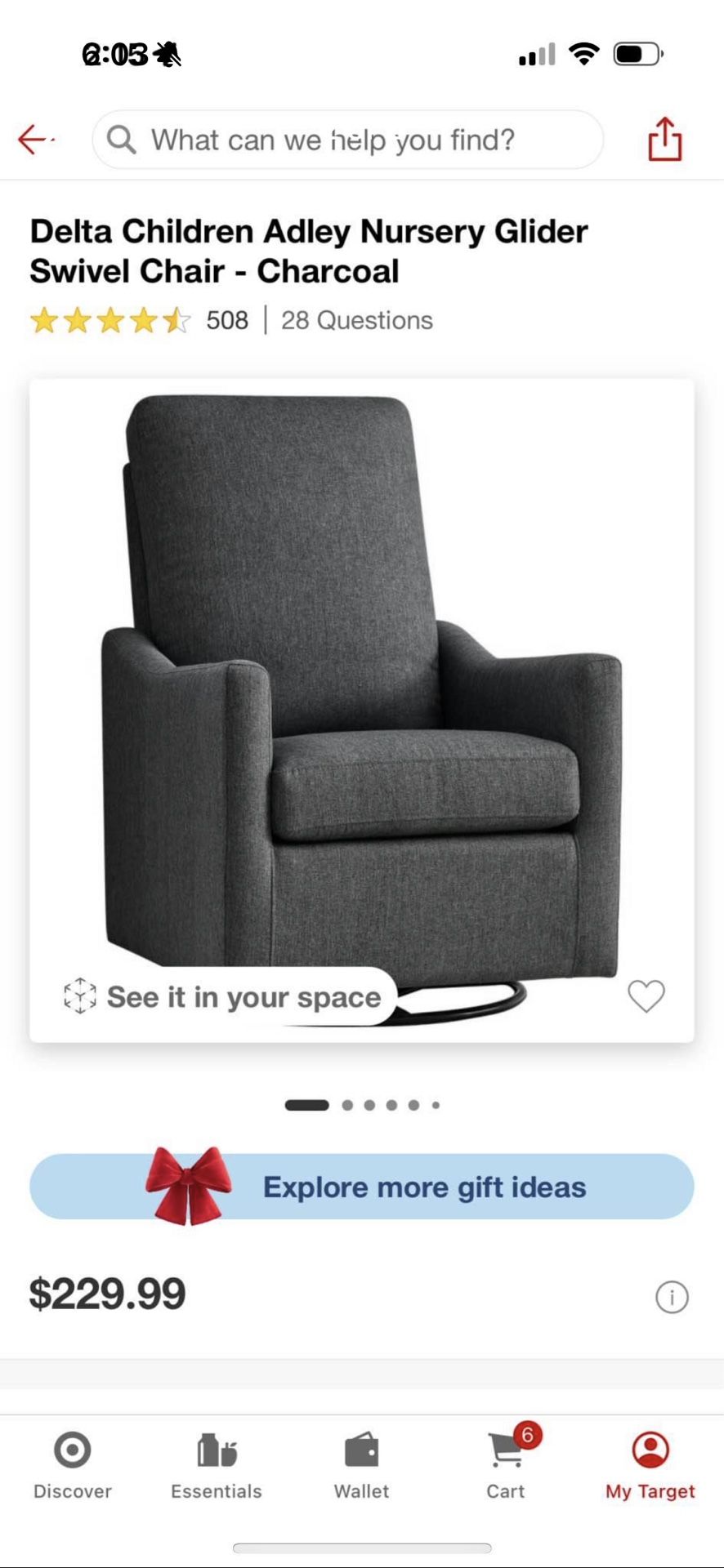 Nursery glider