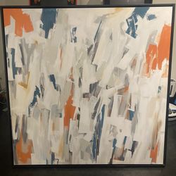 Abstract Chelsea Art Studio Artwork In Floating Frame