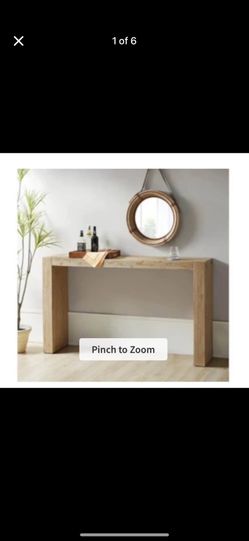 Living spaces 64” Console Table (New)