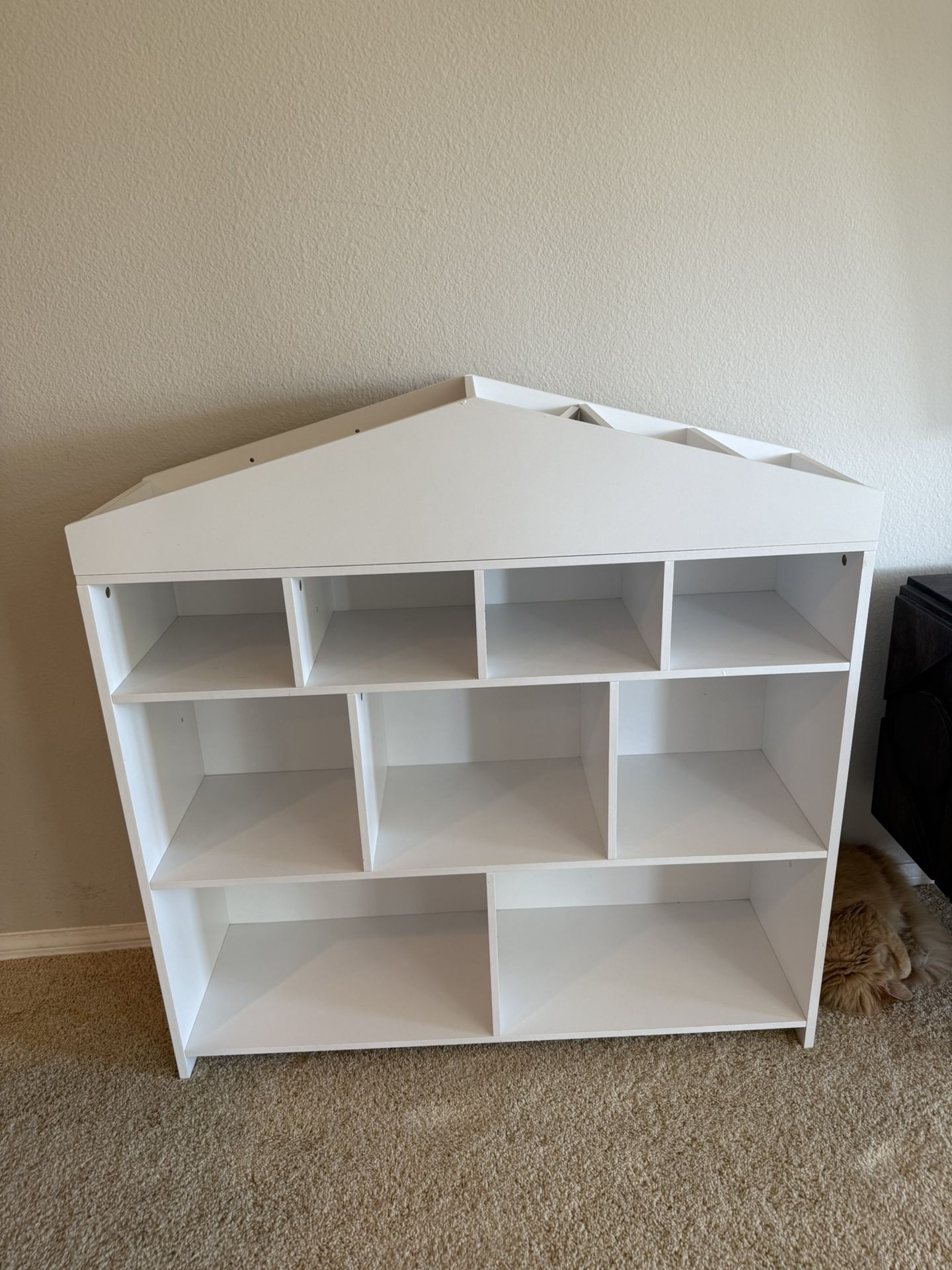 IDEALHOUSE Toy Storage Organizer 9-Cubby Kids Bookshelf