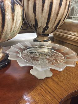 Frosted Glass Pedestal