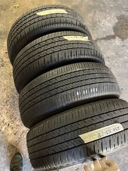 Set of 4 Used Tires 235/55R18