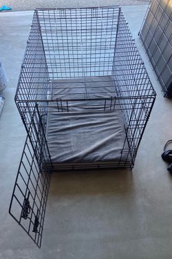 Dog Crate with pillow
