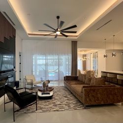 Beautiful Velvet Gold Couch