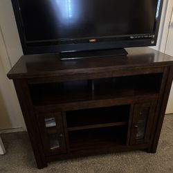 40 Inch Television Stand Oak Wood