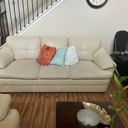 3 Piece Leather Sofa Set