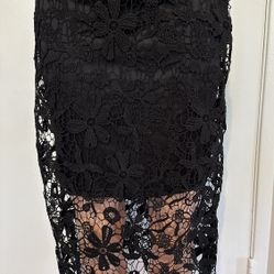 Decree Women’s Black Lace Skirt Size Medium